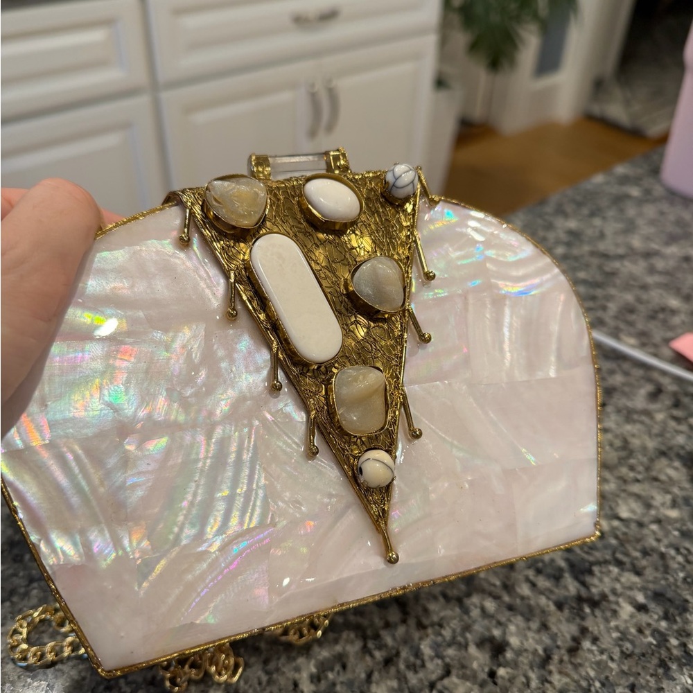 RAMLA La Perle clutch handbag NEW - Picture 3 of 10